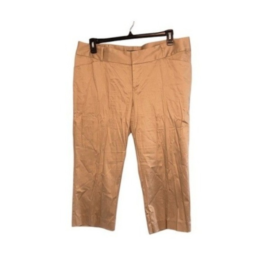 Mossimo Classic Fit Straight Leg Cropped Chino‎ Capri Pants 16